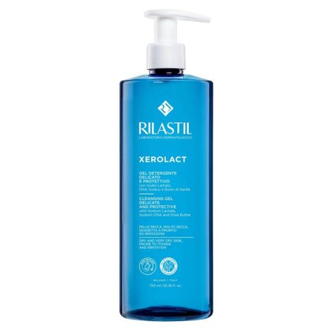 Rilastil Xerolact Gel Detergente - Detergente per pelle secca e con prurito - 1 litro