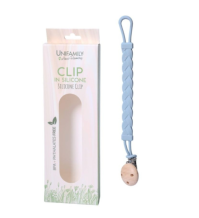 UNIFAMILY - CLIP SILICONE TRECCINA SKY