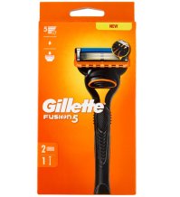 GILLETTE - FUSION 5 RASOIO MANUALE CON 2 RICARICHE