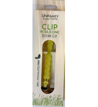 UNIFAMILY - CLIP IN SILICONE TRECCINA YELLOW