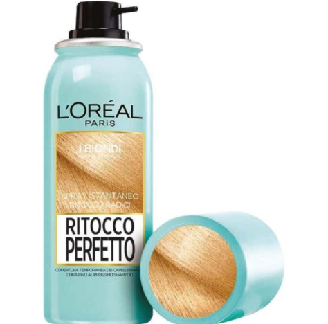 L'Oréal Paris Spray Ritocco Perfetto - Biondo - Spray Istantaneo per Radici e Capelli Bianchi