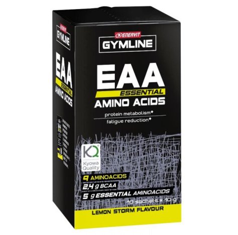 ENERVIT Spa Enervit gymline integratore aminoacidi essenziali gusto limone 10 bustine