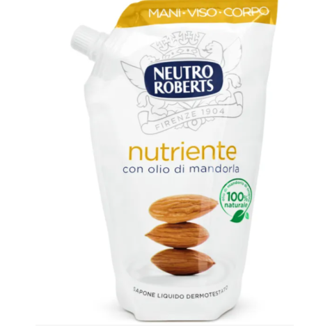 NEUTRO ROBERTS - RICARICA SAPONE LIQUIDO CON OLIO DI MANDORLE