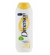 DIMENSION BY LUX - SHAMPOO E BALSAMO 2 IN 1 PER CAPELLI LISCI