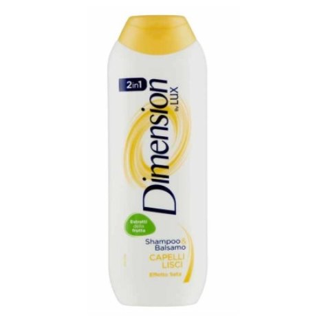 DIMENSION BY LUX - SHAMPOO E BALSAMO 2 IN 1 PER CAPELLI LISCI