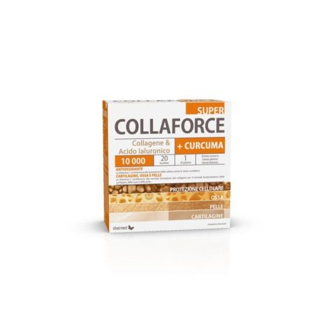  Dietmed Collaforce Super + Curcuma Integratore Alimentare, 20 bustine