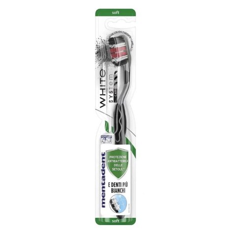 MENTADENT - Spazzolino White System Carbon