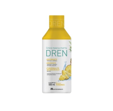 PANCIA PIATTA DREN integratore drenante gusto Ananas 500ml