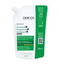 Vichy Dercos Eco Ricarica Shampoo Antiforfora - Shampoo trattante per capelli secchi - Ricarica da 500 ml Vichy Dercos Eco Ricarica Shampoo Antiforfora - Shampoo trattante per capelli secchi - Ricarica da 500 ml