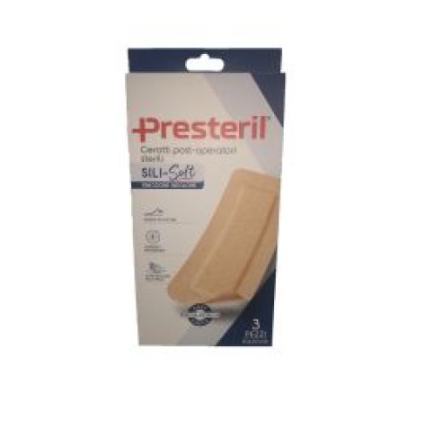 PRESTERIL SILI-SOFT SKIN POST OPERATORIO 10X20 CM 3 CEROTTI