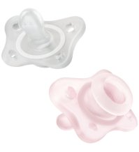 Chicco Mini Gommotti PhysioForma 0-2 M Rosa 2 pezzi