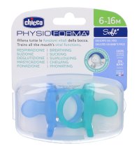 Chicco Gommotto PhysioForma 6-16m Azzurro 2 pezzi