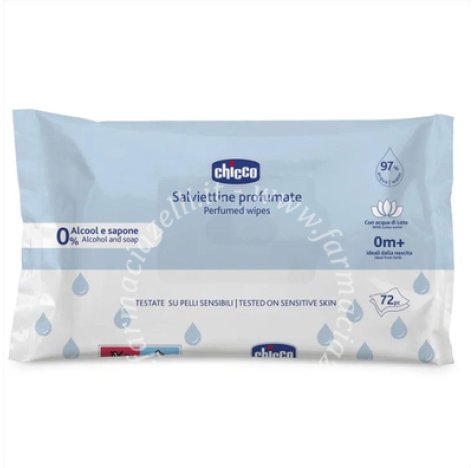 Chicco Cosmetic Salviette Detergenti Senza Plaquette 72 Pezzi