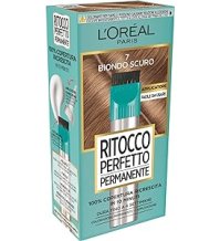 L'Oréal Paris Colorazione Ritocco Perfetto Permanente, Copre 100% della Ricrescita, In Soli 10 minuti, Fino a 4 Settimane, Colore: Biondo Scuro