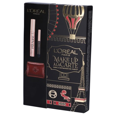 L'Oreal Paris Make Up Pochette con Paradise Mascara + Mini Matita Occhi Nera