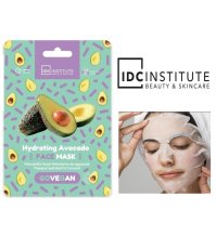 AQUARIUS , IDC - MASCHERA  VISO IN TESSUTO IDRATANTE , Avocado 