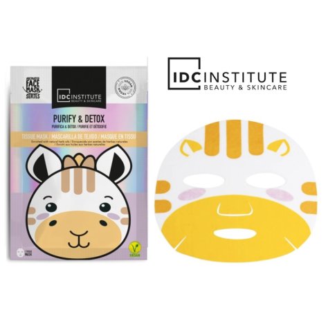 AQUARIUS , IDC - MASCHERA VISO IN TESSUTO PURIFICANTE GIRAFFA 