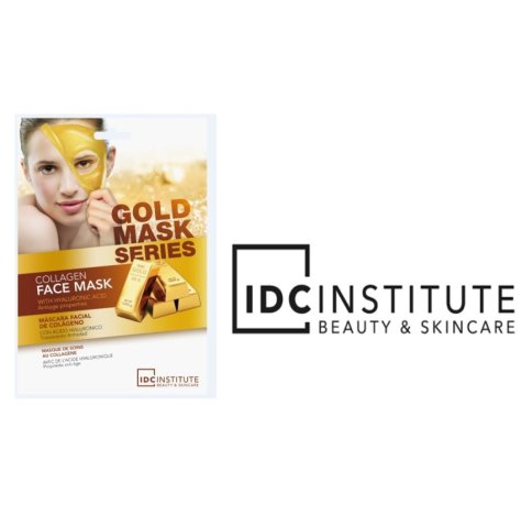 IDC INSTUTUTE - MASCHERA VISO IDROGEL  GOLD AL COLLAGENE 