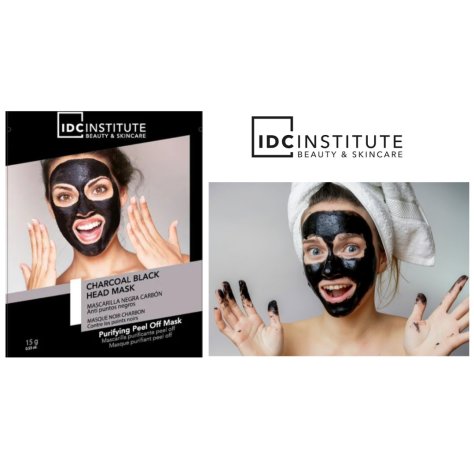 IDC INSTITUTE - MASCHERA VISO AL CARBONE ANTI-IMPURITÀ 