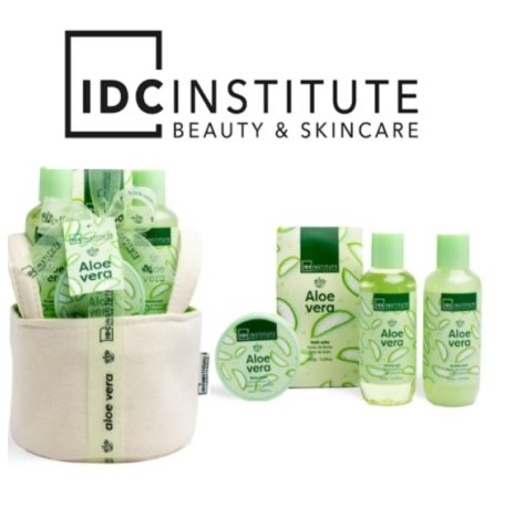 IDC INSTITUTE - CONFEZIONE REGALO DA BAGNO , ALOE VERA 
