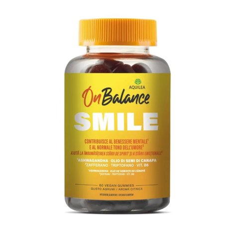 Aquilea On Balance Smile – Integratore Benessere Mentale e Tono dell’Umore, 60 Gummies