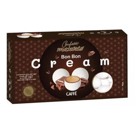 MAXTRIS CONFETTI BON BON CREAM AL CAFFE' BIANCO - 900 GR MAXTRIS CONFETTI BON BON CREAM AL CAFFE' BIANCO - 900 GR