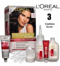 L'OREAL PARIA EXCELLENCE - TINTURA CAPELLI  - 3 Castano Scuro 