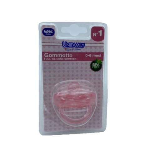 UNIFAMILY GOMMOTTO SILICONE 0-6 MESI 1 PEZZO