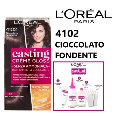 L'OREAL PARIS -CASTING CRÈME GLOSS -  4102 Cioccolato Fondente 