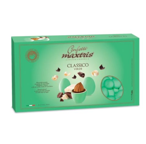 MAXTRIS CONFETTI CIOCOMANDORLA CLASSICI VERDE - 1 KG