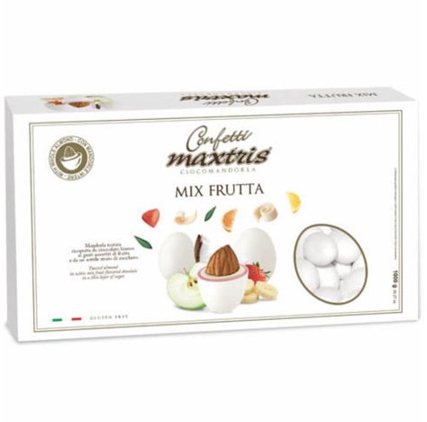 MAXTRIS  CONFETTI AI GUSTI ASSORTITI DI FRUTTA BIANCHI  - 1 KG