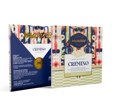MAXTRIS TAVOLETTA CREMINO AL PISTACCHIO 70GR MAXTRIS TAVOLETTA CREMINO AL PISTACCHIO 70GR
