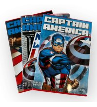 QUADERNO SEVEN MAXI CAPITAN AMERICA RIGATURA Q ( QUADRETTINI PICCOLI CON MARGINI ) 