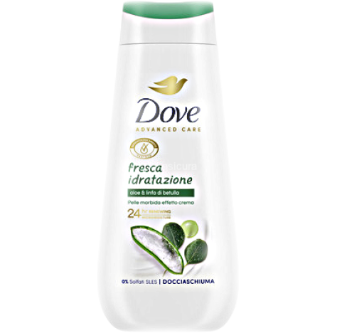 DOVE ADVANCED CARE - BAGNODOCCIA FRESCA IDRATAZIONE CON ALOE E LINFA DI BETULLA