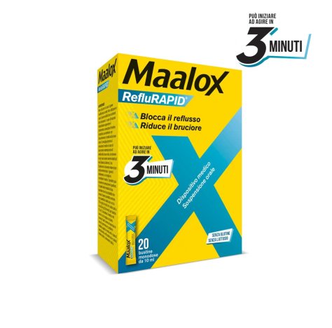 SANOFI Srl Sospensione orale Maalox Reflurapid 20 bustine SANOFI Srl Sospensione orale Maalox Reflurapid 20 bustine