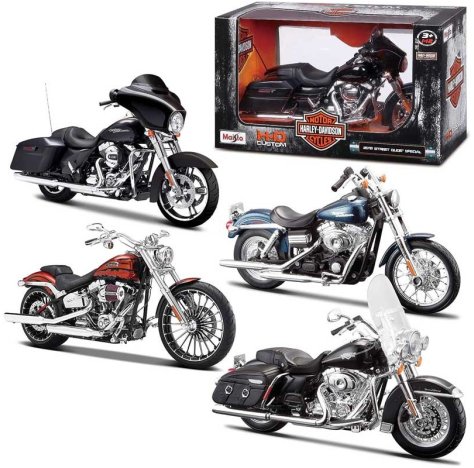 BUARAGO - MOTO HARLEY DAVIDSON 1:12