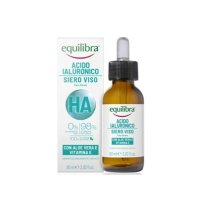 Equilibra Siero Viso Acido Ialuronico con Aloe Vera e Vitamina E