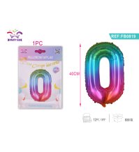 PALLONCINO MYLAR COLORATO NUMERO 0