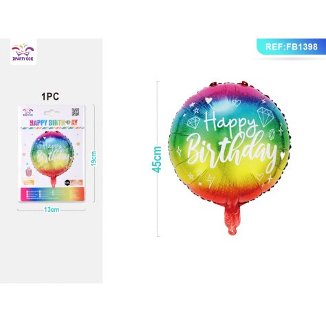 PALLONCINI MYLAR "HAPPY BIRTHDAY" PALLONCINI MYLAR "HAPPY BIRTHDAY"