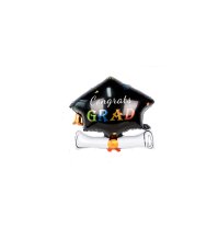 PALLONCINO MYLAR "CONGRATS" PER LAUREA