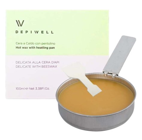 DEPIWELL - CERA DEPILATORIA A CALDO CON PENTOLINO , C'era D'Api 100 ml