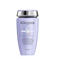 KERASTASE PARIS BLOND ABSOLU -  BAIN ULTRA VIOLET , Shampoo antigiallo neutralizzante per capelli biondi, decolorati o grigi 