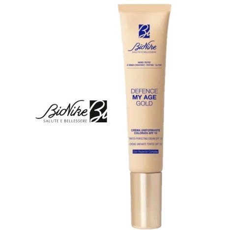BIONIKE DEFENCE MY AGE GOLD - CREMA VISO UNIFORMANTE COLORATA SPF 15 