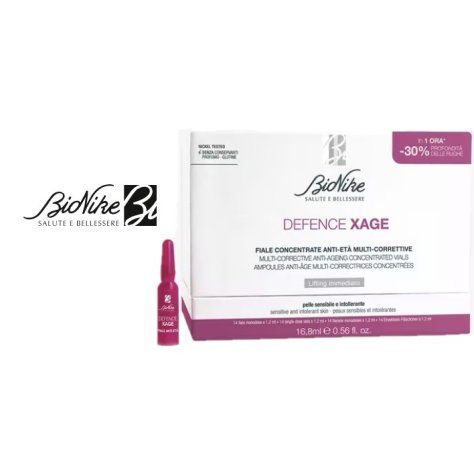 BIONIKE DEFENCE XAGE - FIALE CONCENTRATE ANTI-ETÀ  , Multi correttive 14 FIALE 