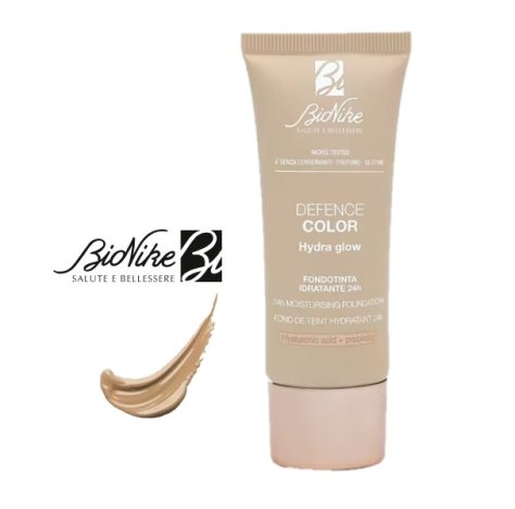 BIONIKE DEFENCE COLOR HYDRA GLOW - FONDOTINTA IDRATANTENTE 24H , 104 BEIGE