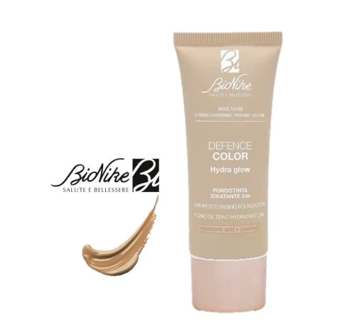 BIONIKE DEFENCE COLOR HYDRA GLOW - FONDOTINTA IDRATANTENTE 24H ,  105 MIEL