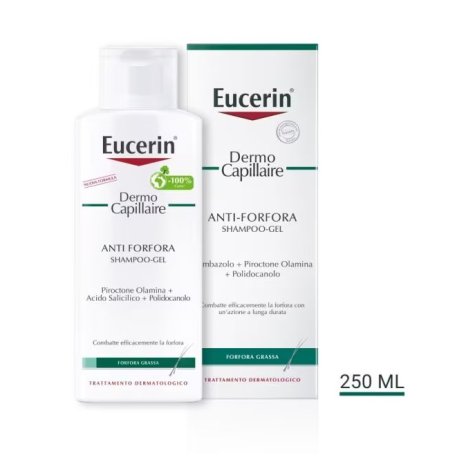 EUCERIN DERMO CAPILLARE  - SHAMPOO CREMA  ANTI FORFORA , Forfora secca 250ml
