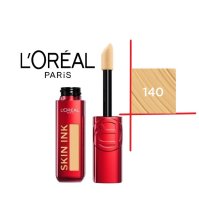 L'OREAL PARIS SKIN INK -  Fondotinta Correttore 2 in 1 48h Warm Dorè 140 