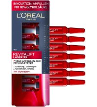 L'OREAL PARIS REVITALIFT LASER X3 - AMPOLLE VISO EFFFETTO PEELING , trattamento intensivo 
