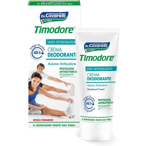 Dr CICCARELLI TIMODORE - CREMA DEODORANTE PROTEZIONE ANTIBATTERICA , azione antisudore 50ML